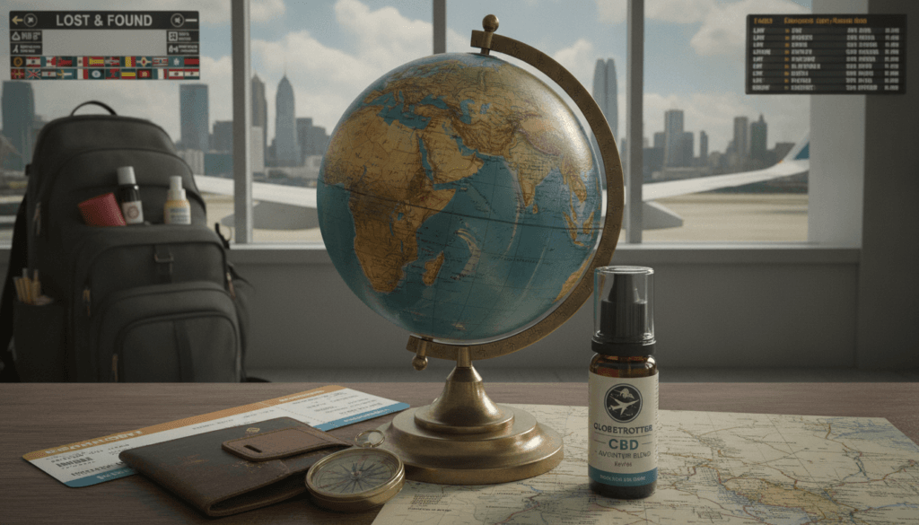 Travel globe international hemp CBD legal