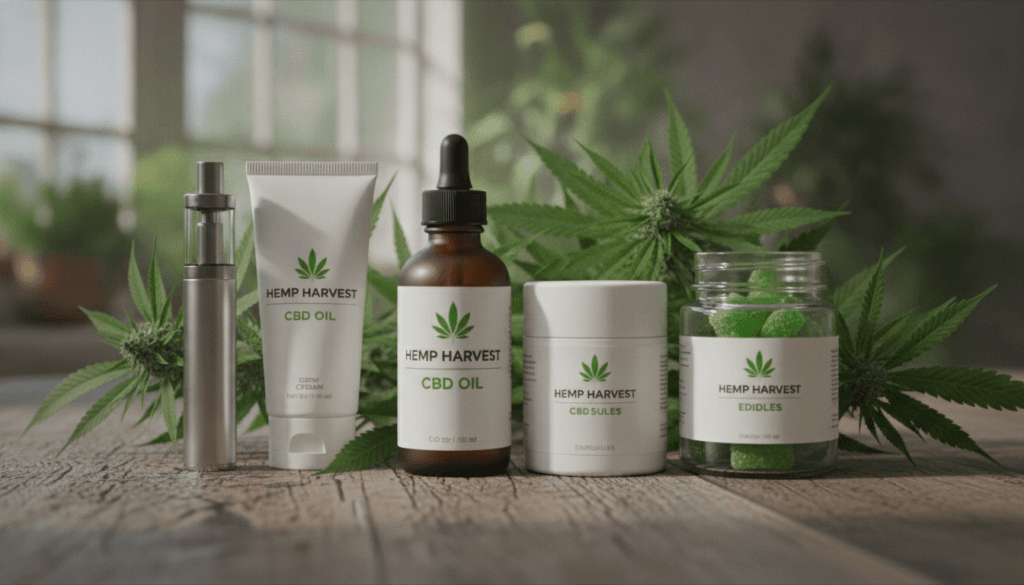 Hemp CBD products variety guide