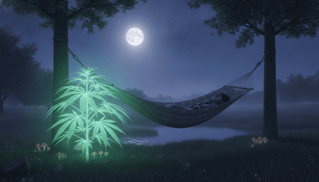 Hemp sleep support peaceful rest